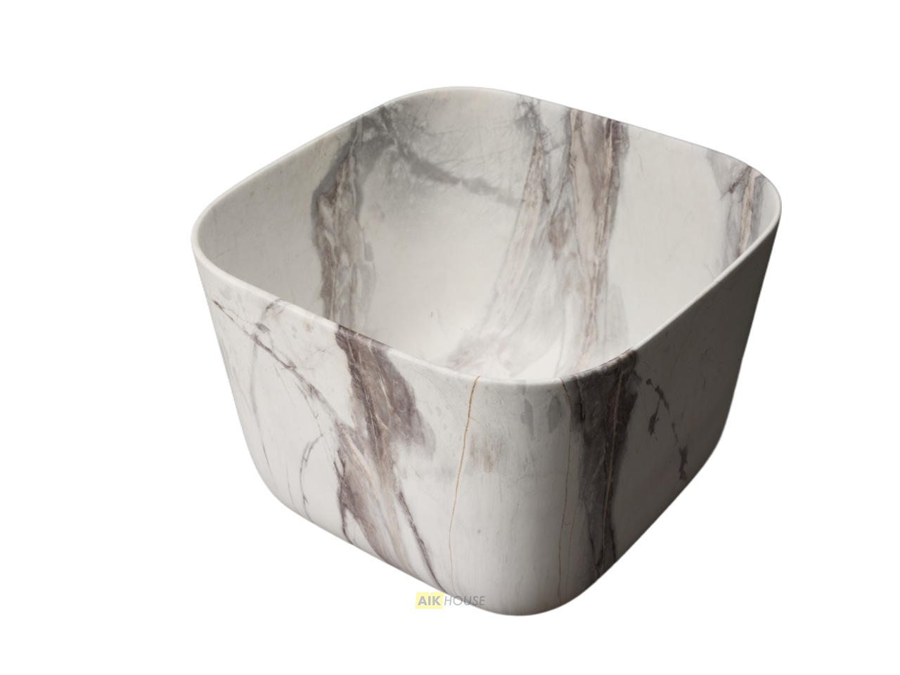 Раковина Gid Mnc9301 54480 накладная под камень матовый 36x36x25.5