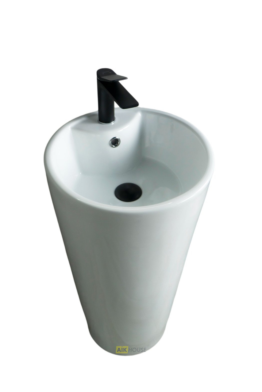 Раковина Gid Nb131 81112 накладная белая 40x40x84
