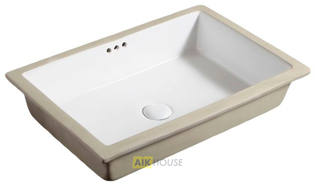 Раковина Gid Yj832 71152 встраиваемая снизу белая 50x40x18