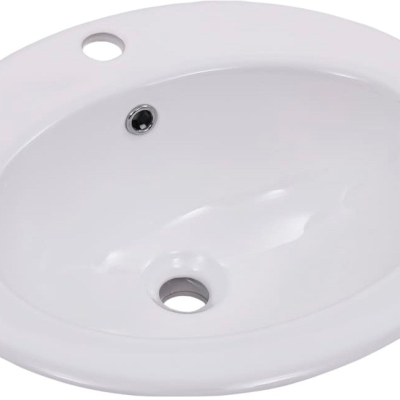 Раковина Gid 9413 71107 встраиваемая сверху белая 56x49x19