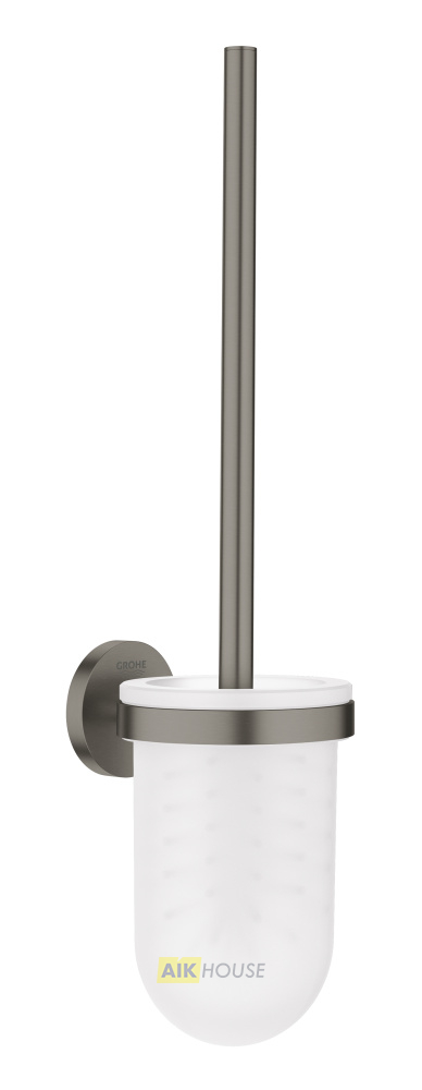 Туалетный ёршик GROHE Essentials с держателем, тёмный графит матовый 40374AL1