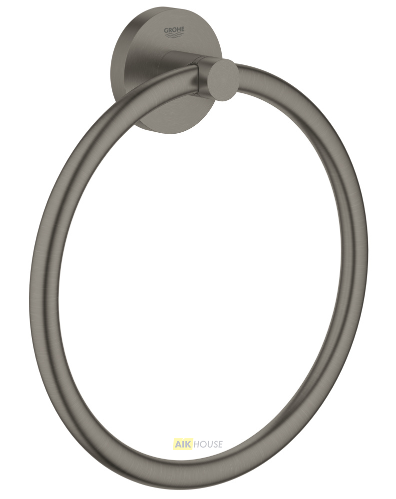 Кольцо для полотенца GROHE Essentials, тёмный графит матовый 40365AL1