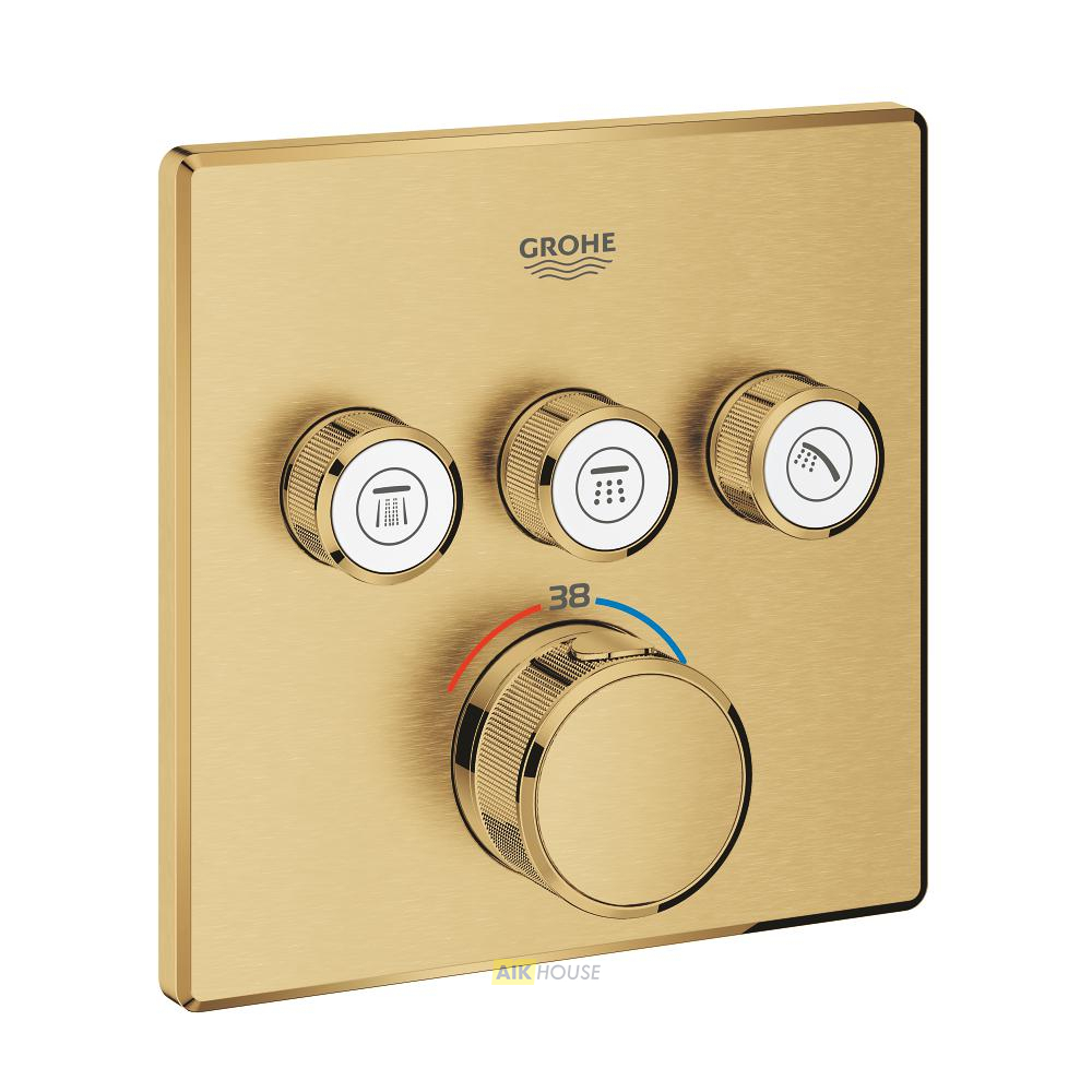 Термостат для встраиваемого монтажа на 3 выхода Grohe Grohtherm SmartControl 29126GN0