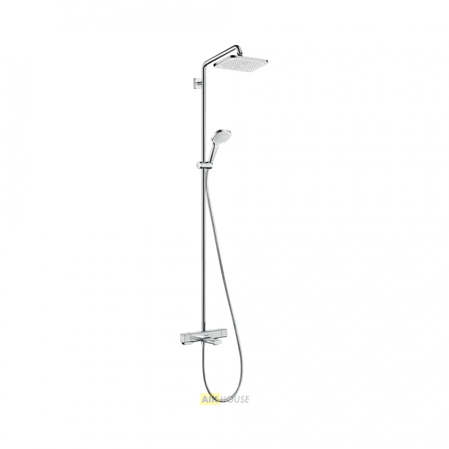 Душевая стойка Hansgrohe Croma 27687000 для ванны с душем, с термостатом
