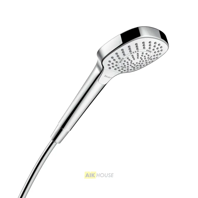 Ручной душ Hansgrohe Croma Select E Multi хром-белый матовый 26810400